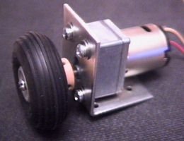 Wheel Mounted to Motor